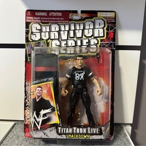 WWF Survivor Series SHANE MCMAHON Titan Tron Live Jakks Pacific Wrestling - 1999